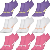 Imagem da oferta Kit 9 Pares Meias Puma Sapatilha Algodão Cano Baixo Meia Soquete Adulto Masculino Feminino Original