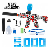 Imagem da oferta Metralhadora Blaster Elétrica Lançador de Bolinhas de Gel