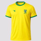 Imagem da oferta Camisa Masculina Brasil Diadora Campione Amarelo