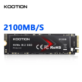 Imagem da oferta KOOTION X15Lite SSD NVMe M2 1TB 512GB 256GB Nvme M2 SSD M.2 2280 PCIe 3.0x4 Disco interno de estado sólido para laptop