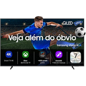 Imagem da oferta Samsung Vision AI TV 43" QLED Ultra 4K QEF1 2025 Pontos Quânticos Processador com AI Art Store Alexa