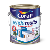 Imagem da oferta Tinta Acrílica Standard Concentrada Acabamento Fosco Rende Muito Branco Interior E Exterior 3,2 Litros Coral