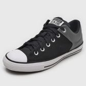 Imagem da oferta Tênis Masculino Converse Chuck Taylor All Star High Street Preto e Cinza