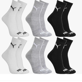 Imagem da oferta Kit 6 Pares Meias Puma Cano Médio Alto