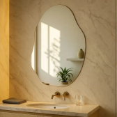 Imagem da oferta Espelho Lopazzi Orgânico 70x50 Polido Design Moderno Luxo