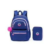 Imagem da oferta Kit Mochila Juvenil Escolar Estojo ReforÃ§ado AZUL