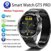 Imagem da oferta Gt5 pro relógio inteligente masculino 5 pro amoled tela hd bluetooth chamada trajetória gps nfc freqüência cardíaca