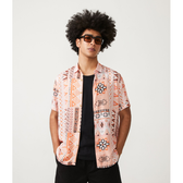 Imagem da oferta Camisa Manga Curta em Viscose com Estampa Boho