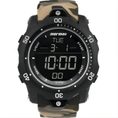 Imagem da oferta Relógio Mormaii Masculino Urban Militar Mo10900b/8m Cor da correia Marrom Cor do bisel Preto Cor do fundo Preto
