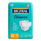 Imagem da oferta Fralda Geriátrica Bigfral Clássica - Tamanho G - 7 Unidades