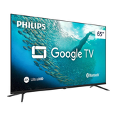 Imagem da oferta Smart TV LED 65" Ultra HD 4K Philips 65PUG701978 com Google TV Comando de Voz Wi-Fi Entradas HDMI e USB