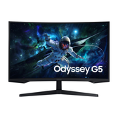 Imagem da oferta Monitor Gamer Curvo Samsung Odyssey G5 32" QHD 165Hz 1ms HDR10 Freesync HDMI e DP - LS32CG552ELMZD