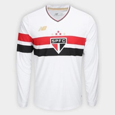 Imagem da oferta Camisa Manga Longa São Paulo I 25/26 sn New Balance