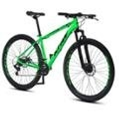 Imagem da oferta Bicicleta aro 29 KRW Alumínio 24 Vel Marchas Freio a Disco Suspensão dianteira Mountain Bike X32