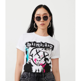 Imagem da oferta Camiseta em Meia Malha com Manga Curta e Estampa Blink182