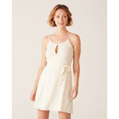 Imagem da oferta Vestido Em Crepe De Brilho  Off White