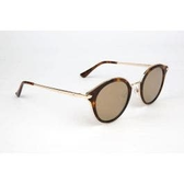 Imagem da oferta Óculos Atitude AT5380 T22 Tartaruga Com Haste 360 Lente Espelhada Ouro Tam 48