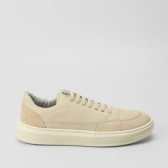 Imagem da oferta Sapatênis Mac & Jac Couro Detalhe Camurça Off White
