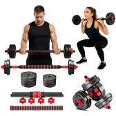 Imagem da oferta Kit Halteres E Anilhas Kettlebell Ajustáveis Academia 15kg