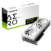 Imagem da oferta Placa de Vídeo Gigabyte NVIDIA GeForce RTX 4070 Aero OC White 12GB GDDR6X DLSS Ray Tracing GV-N4070AERO OC-12GD