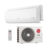 Imagem da oferta Ar Condicionado Multi Split Dual Inverter Voice LG 16000 Btus (2x Evap 9000) Frio 220V - Ar Condicionado Multi Split