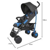 Imagem da oferta Chicco Echo Carrinho de Passeio com Barra de Proteção Azul (Mr Blue) 0-15 kgCarrinho De Passeio Echo Com Barra De Prot