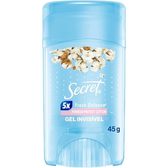Imagem da oferta Desodorante em Gel Antitranspirante Secret Proteção de Algodão 45g