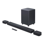 Imagem da oferta Soundbar JBL Bar 1000 Bluetooth 440W RMS Subwoofer Sem Fio 7.1.4 Canais - JBLBAR1000PROBLKBR