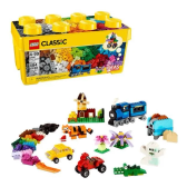 Imagem da oferta Brinquedo Lego Classic Caixa Média de Peças Criativas - 484 peças em 35 Cores