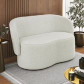 Imagem da oferta Sofá Namoradeira 2 Lugares Orgânico Bouclê Luxo Balaqui