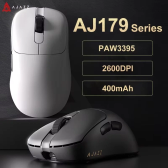 Imagem da oferta Mouse sem fio leve AJAZZ Mouse ergonômico Macro Gaming para PC Laptop Base de carregamento magnética AJ179 PRO PAW