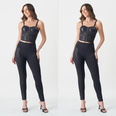 Imagem da oferta Kit 2 Calças Legging Feminina Cirre Flanelada Termica Inverno Presente Luxo Dia Das Mães 2025