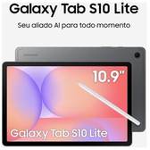 Imagem da oferta Tablet Samsung Galaxy Tab S10 Lite com Caneta e Capa 6GB RAM 128GB 10.9" Android Exynos 1380 Wi-Fi