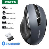 Imagem da oferta UGREEN Mouse sem fio Bluetooth 5.0 mouse ergonomic 4000dpi 6 botões mudo mouse para macbook tablet laptop