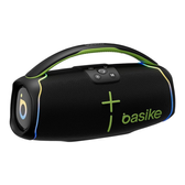 Imagem da oferta Caixa de Som Bluetooth Basike H61 60W Potência IPX6 Alto-Falante Hi-Fi Luz RGB Surround Portátil Resistente à Água (