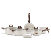 Imagem da oferta Brinox - Jogo de Panelas Antiaderente Ceramic Life 6 Peças Smart Plus - Vanilla