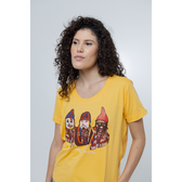 Imagem da oferta Camiseta As Folias de Minas Amarela - Unissex
