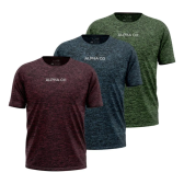 Imagem da oferta Kit 3 Camisetas Dry Alpha Co Masculina