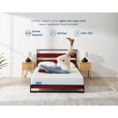 Imagem da oferta Colchão Casal Luuna Support 2 Espumas Ortopédica e Térmica Firme