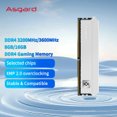 Imagem da oferta Memória RAM Asgard T3 16GB (2x8) 3600MHz