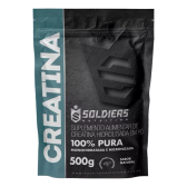 Imagem da oferta Creatina Monohidratada 100% Pura Importada 500g - Soldiers Nutrition