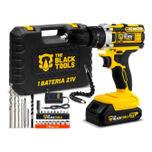 Imagem da oferta Parafusadeira E Furadeira Impacto The Black Tools Tb-21pw 3/8 Cor Amarelo Frequência 50/60 Hz