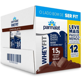 Imagem da oferta WheyFit Pack Bebida Láctea Chocolate 15g de Proteína 250 Ml - 12 Unidades