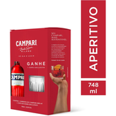 Imagem da oferta Aperitivo Campari 748ml + Copo
