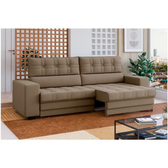 Imagem da oferta Sofá Retrátil Reclinável 3 Lugares Veludo Medelín Besthouse