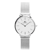 Imagem da oferta Relógio Prateado Feminino Saint Germain Harlem Silver 32mm Fundo Branco