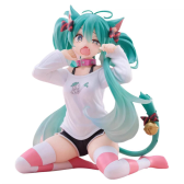 Imagem da oferta Figura Hatsune Miku de 12cm com Orelhas de Gato e Pijama de Manga Curta