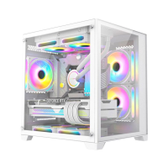 Imagem da oferta Gabinete Gamer K-mex CG-W13A SpaceY White Micro ATX sem Fans