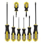 Imagem da oferta EDA Chaves De Fenda E Phillips Cromo Vanádio Eda Prateado Preto Amarelo Cinza 8 Peças