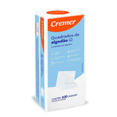Imagem da oferta Cremer Algodão Quadrado Sem Perfume Pacote 100 Unidades